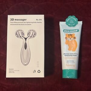 Cica-Mend Blemish Care 2-in-1 Cleansing Foam and 3D Massager